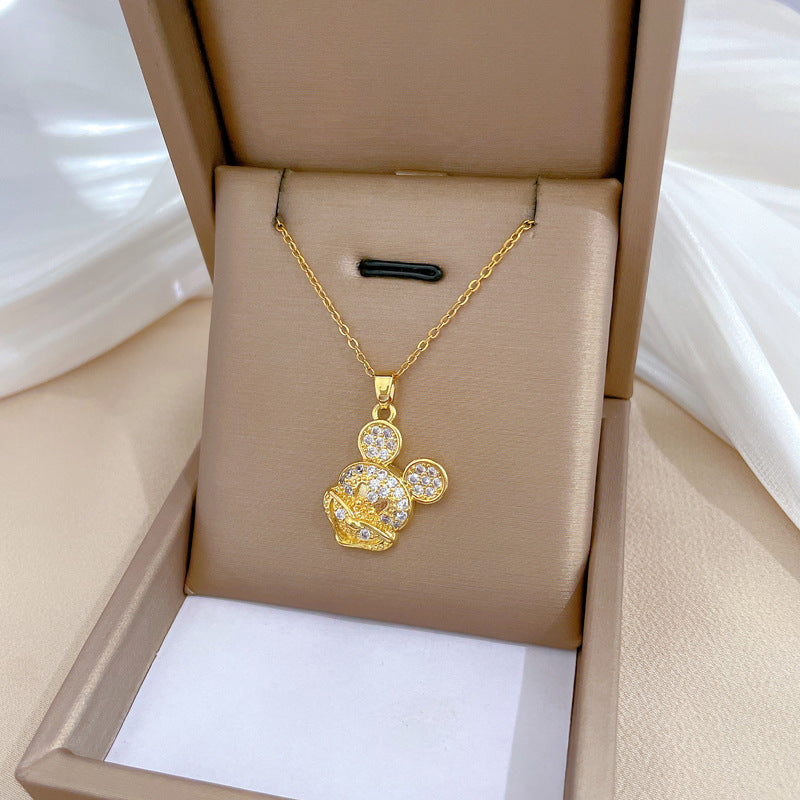 Celeste™ Iconic Mouse Silhouette Necklace