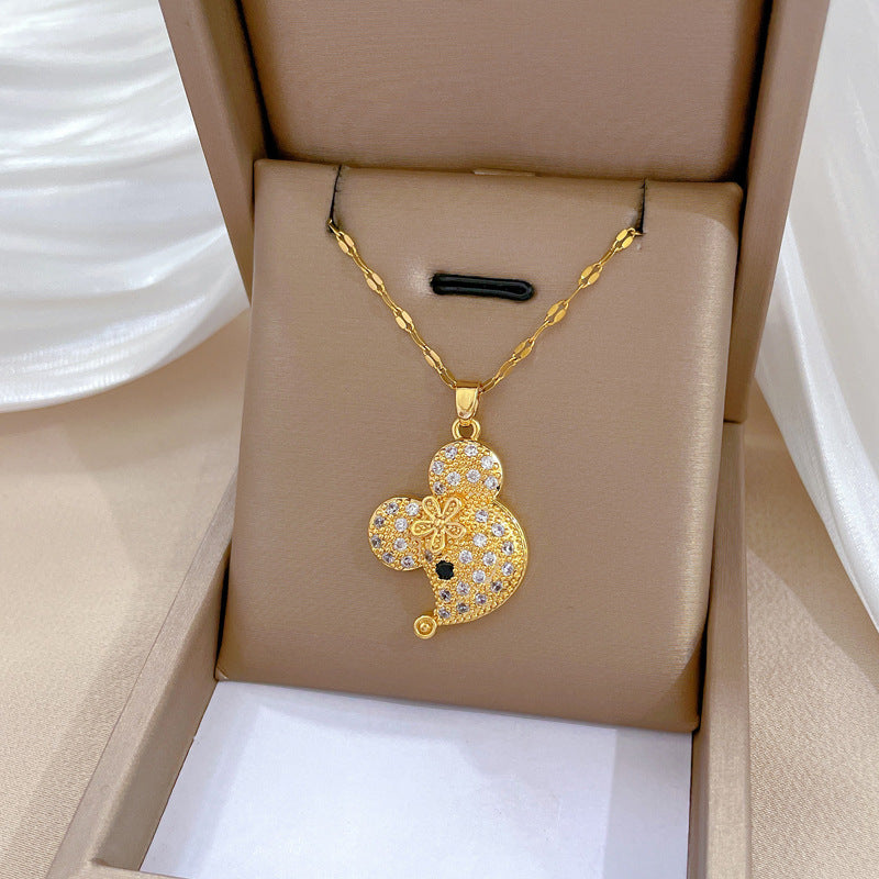 Celeste™ Iconic Mouse Silhouette Necklace