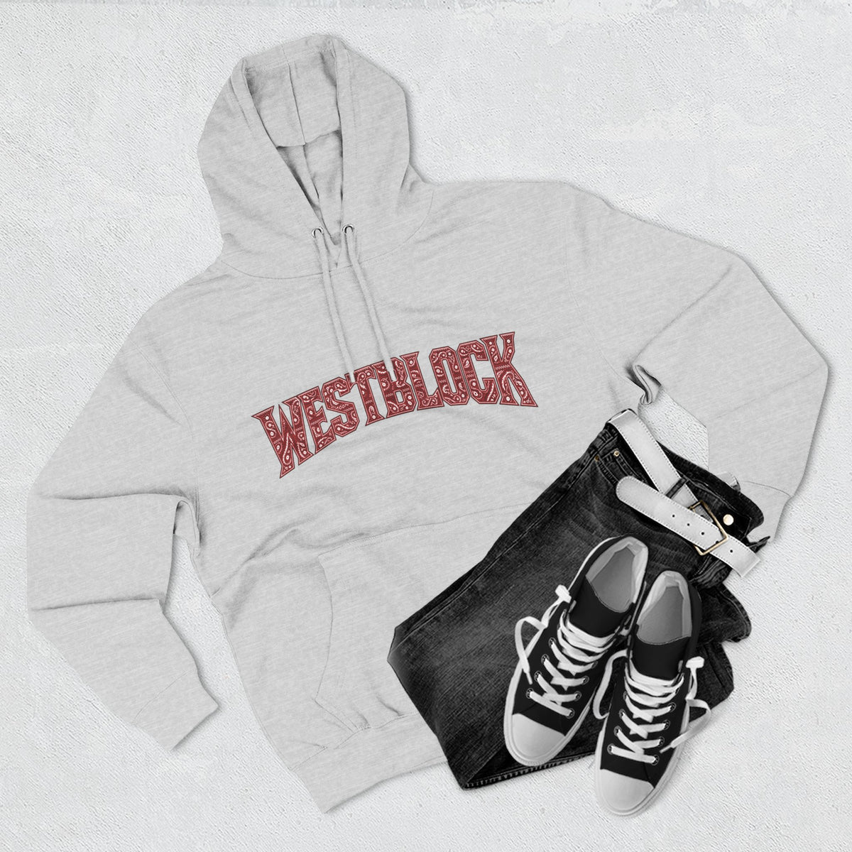 Westblock Bandana-Back Fleece Hoodie