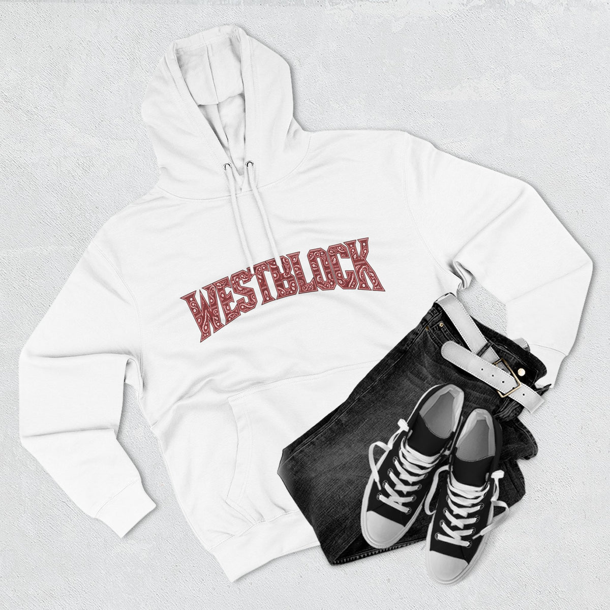 Westblock Bandana-Back Fleece Hoodie