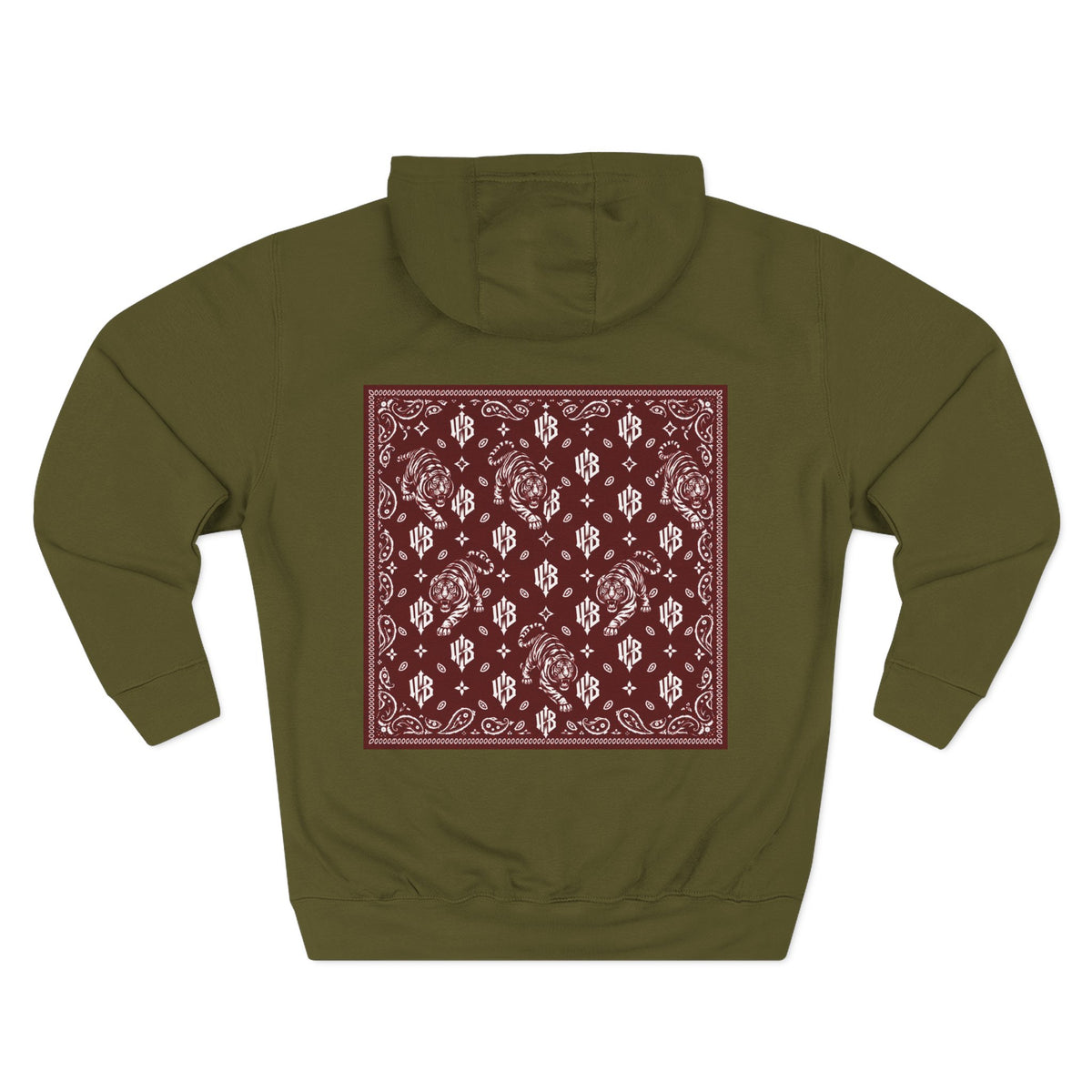 Westblock Bandana-Back Fleece Hoodie