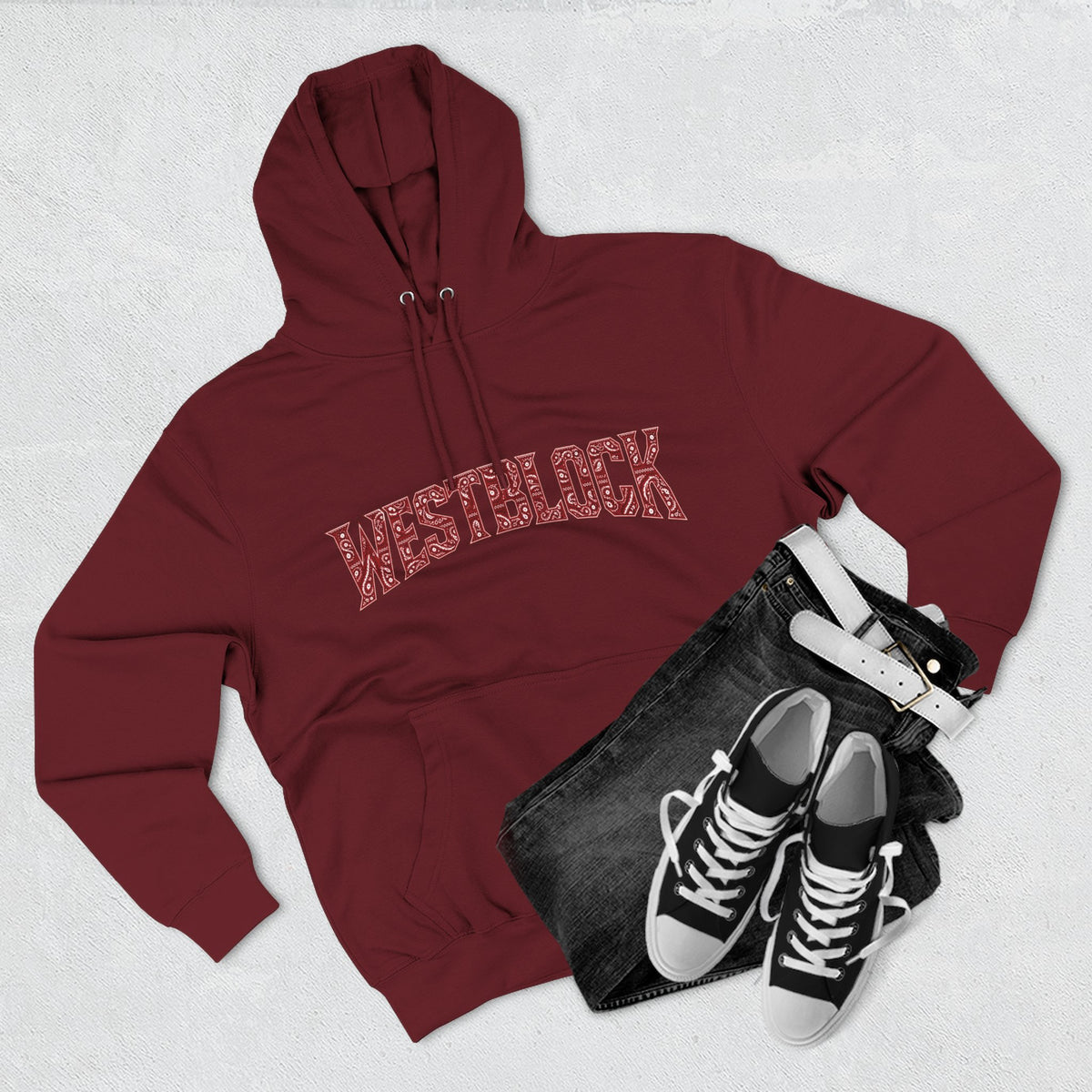Westblock Bandana-Back Fleece Hoodie