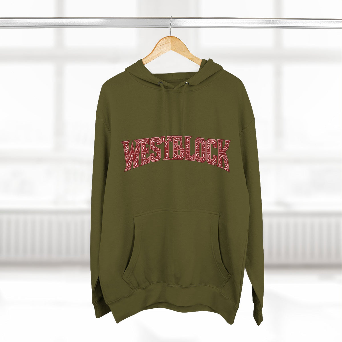 Westblock Bandana-Back Fleece Hoodie