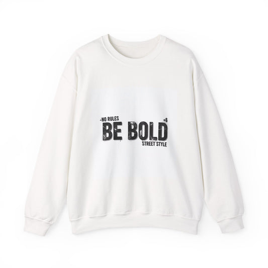 Be Bold Sweatshirt | Typographic Brutalism, bold statement typography