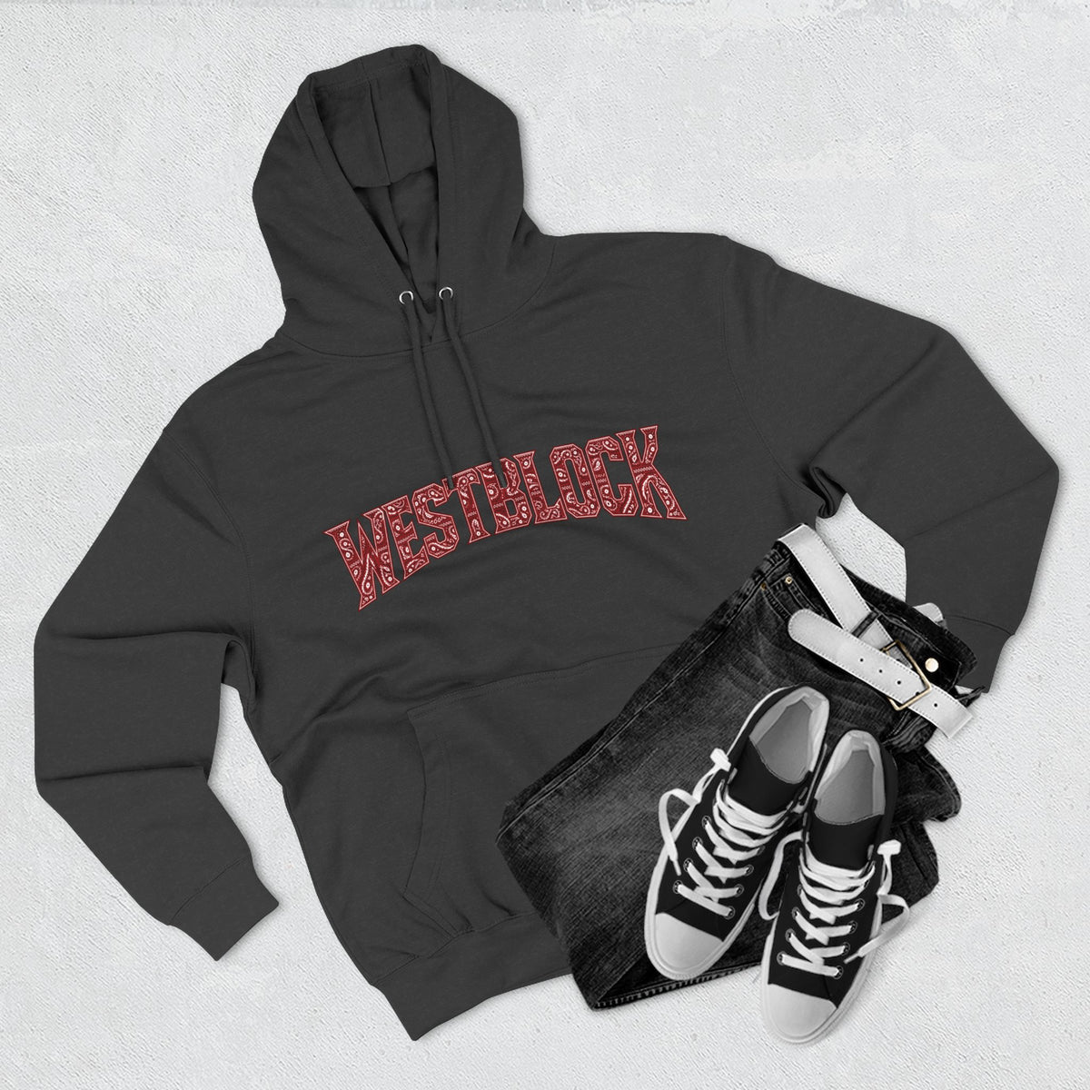Westblock Bandana-Back Fleece Hoodie