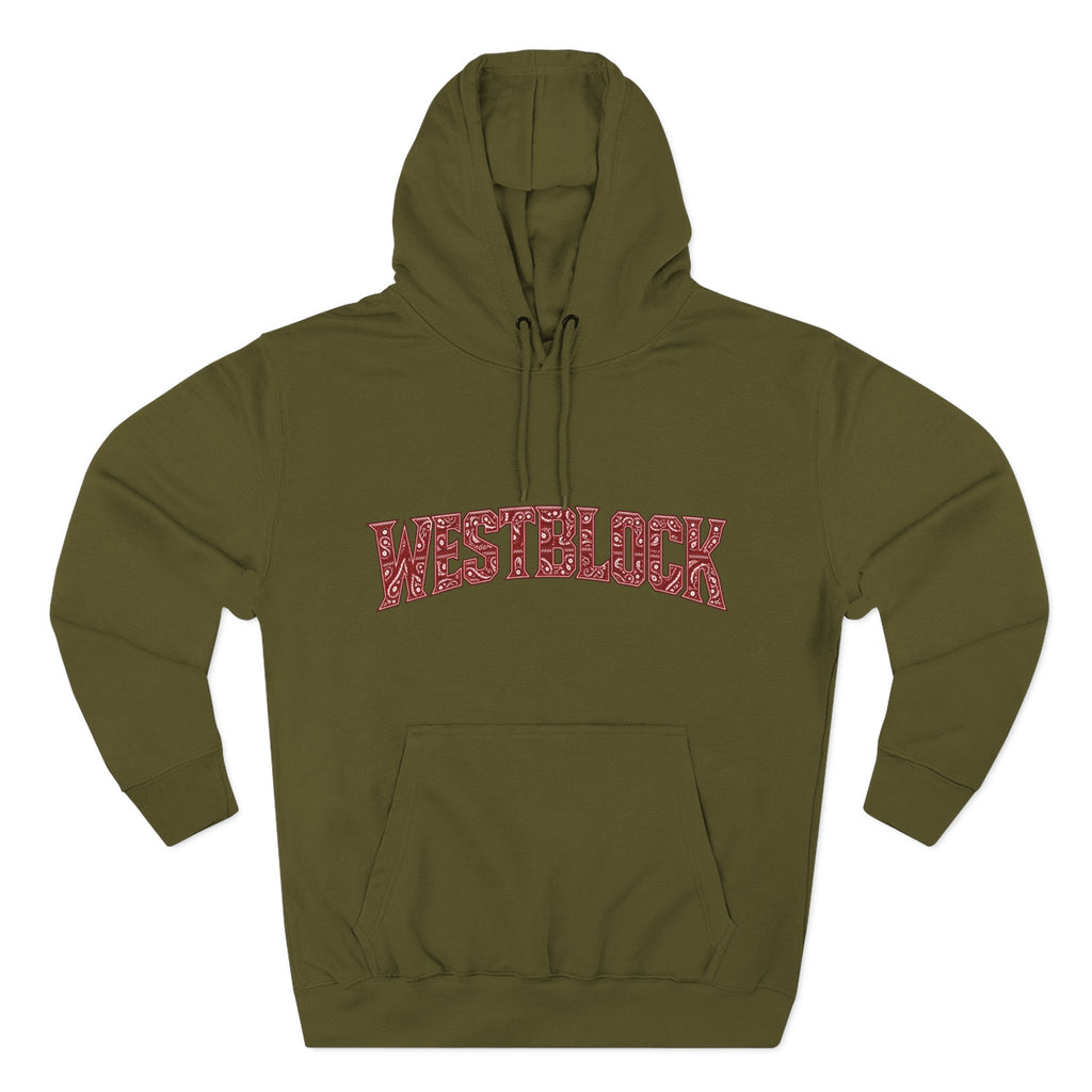 Westblock Bandana-Back Fleece Hoodie