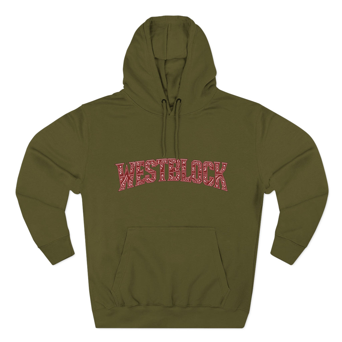 Westblock Bandana-Back Fleece Hoodie