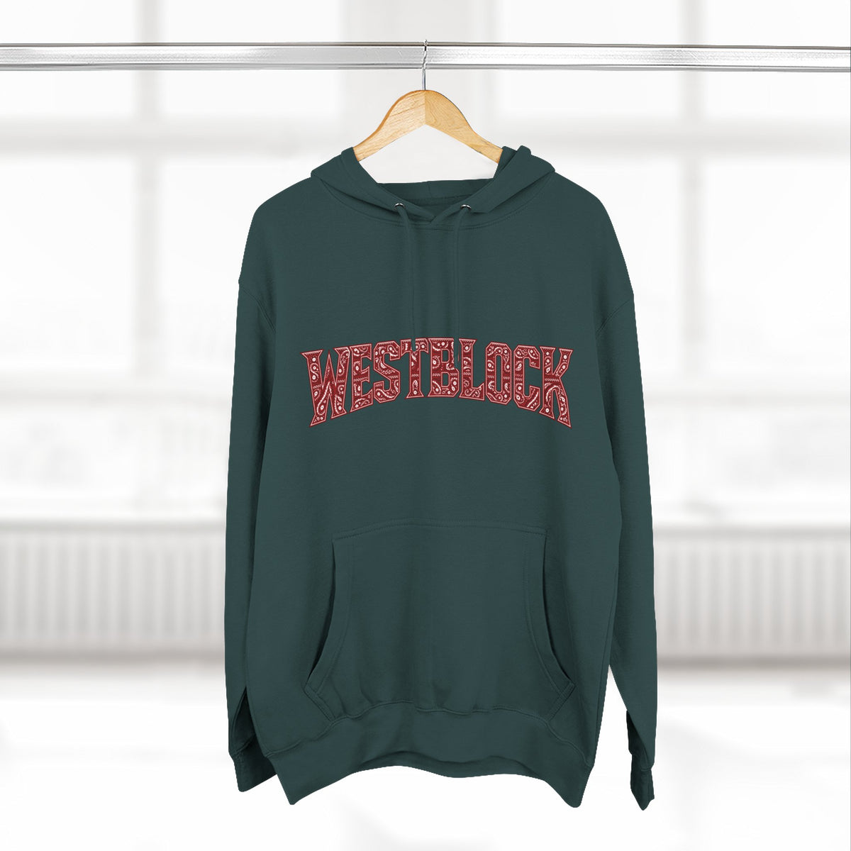 Westblock Bandana-Back Fleece Hoodie