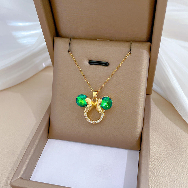 Celeste™ Iconic Mouse Silhouette Necklace
