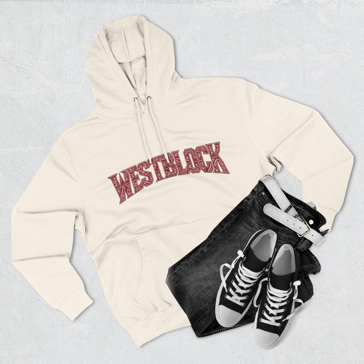 Westblock Bandana-Back Fleece Hoodie