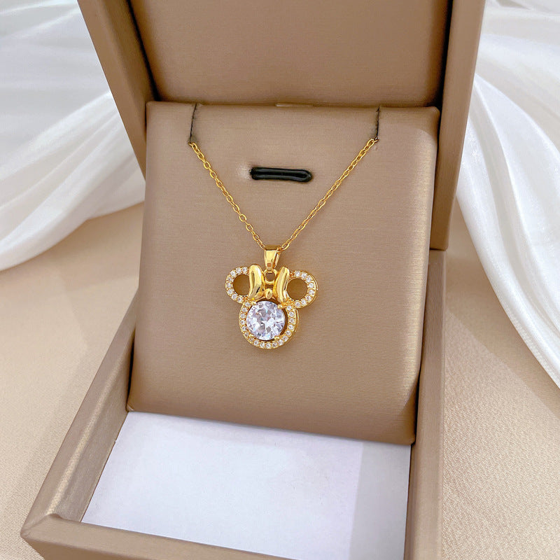 Celeste™ Iconic Mouse Silhouette Necklace