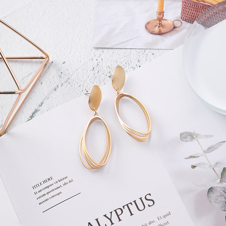 Oval Earrings, Ear Accessories, Drop Earrings