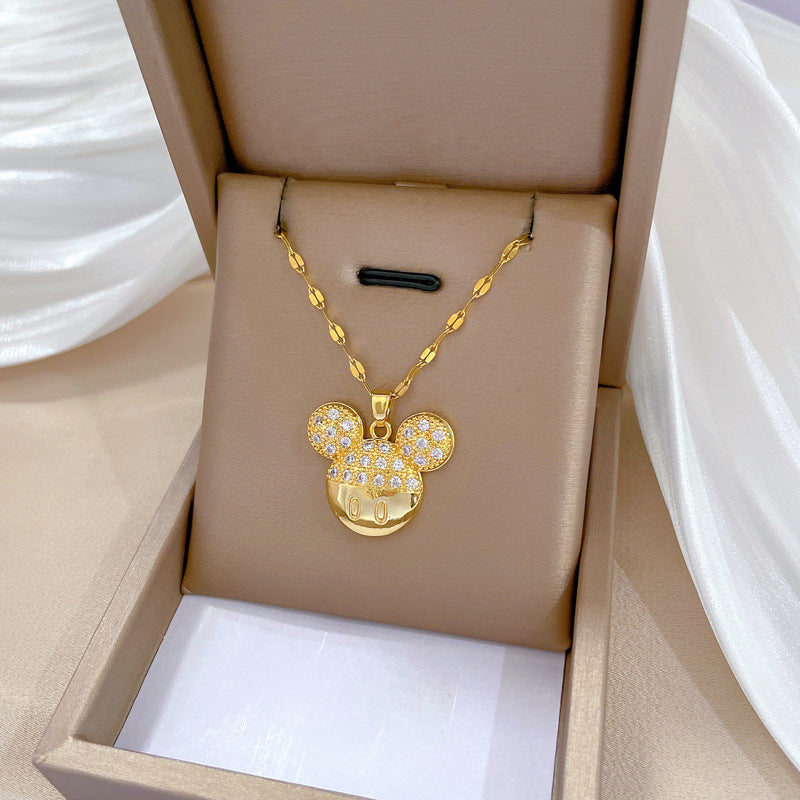 Celeste™ Iconic Mouse Silhouette Necklace