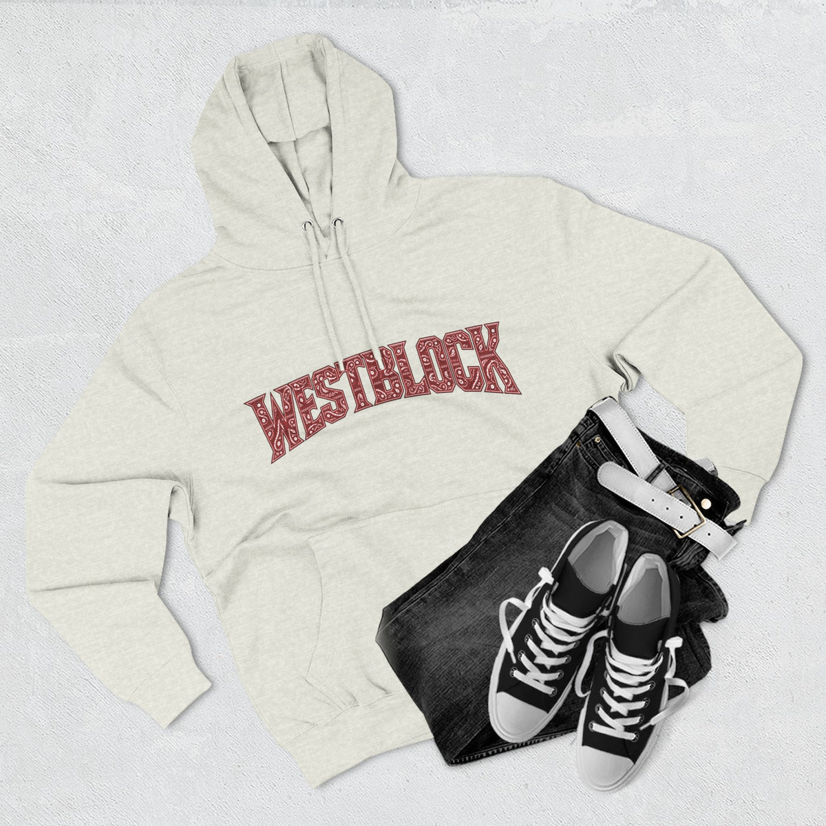 Westblock Bandana-Back Fleece Hoodie