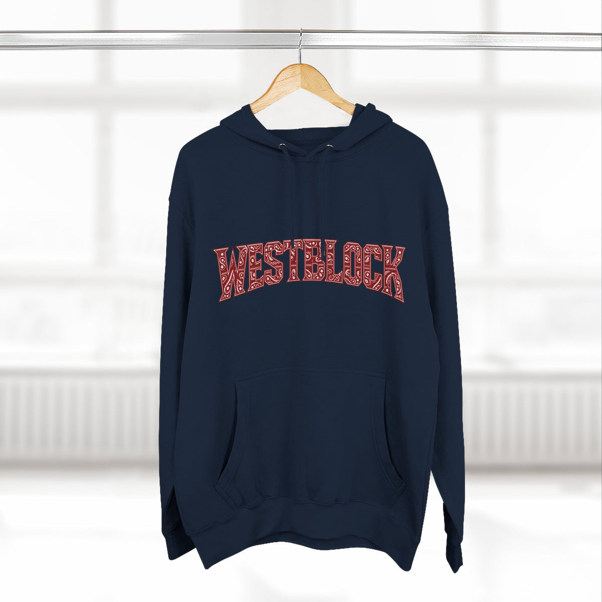 Westblock Bandana-Back Fleece Hoodie