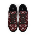 Copy of Copy of Leather Sneakers — Black Monogram Low-Top Men's Casual Shoes