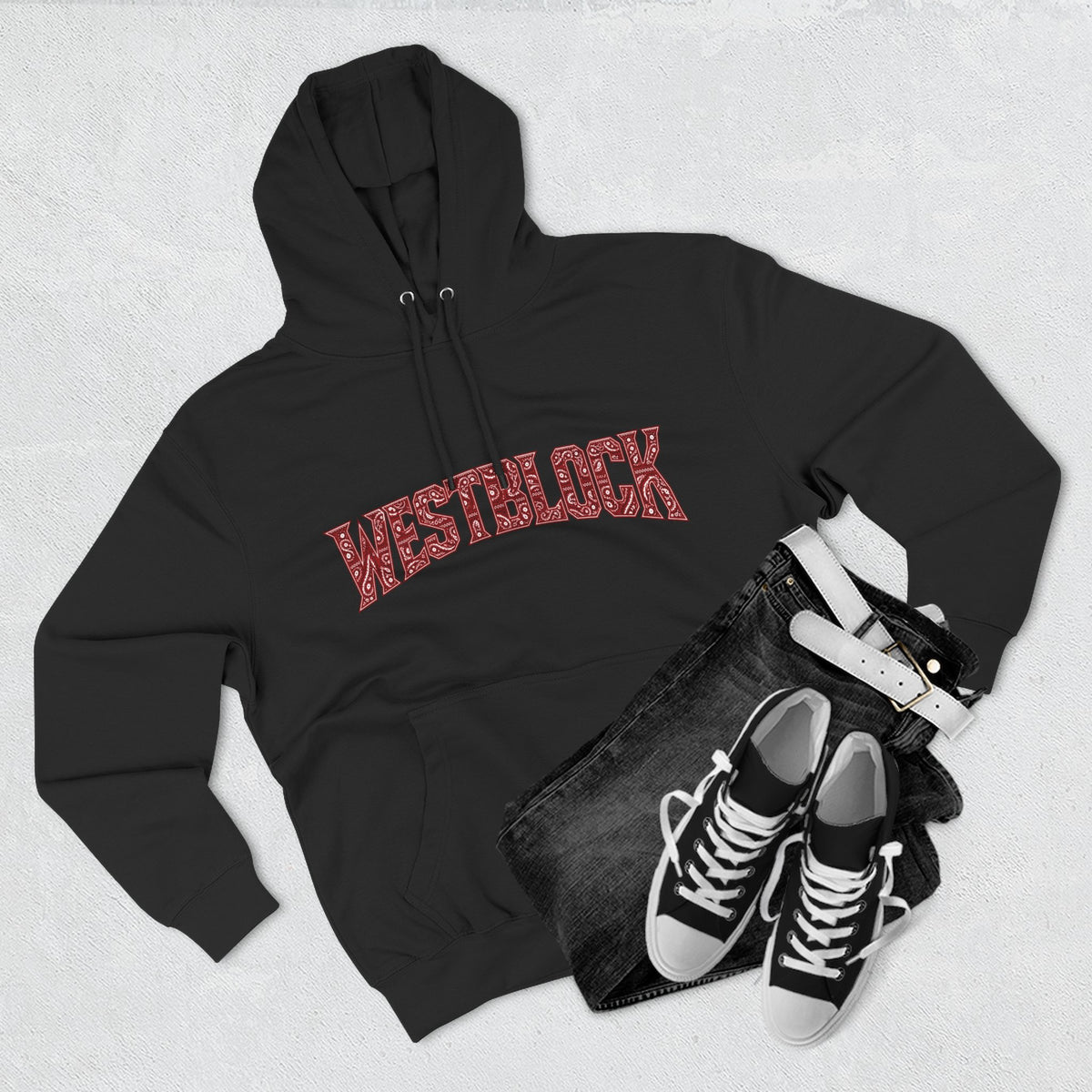 Westblock Bandana-Back Fleece Hoodie