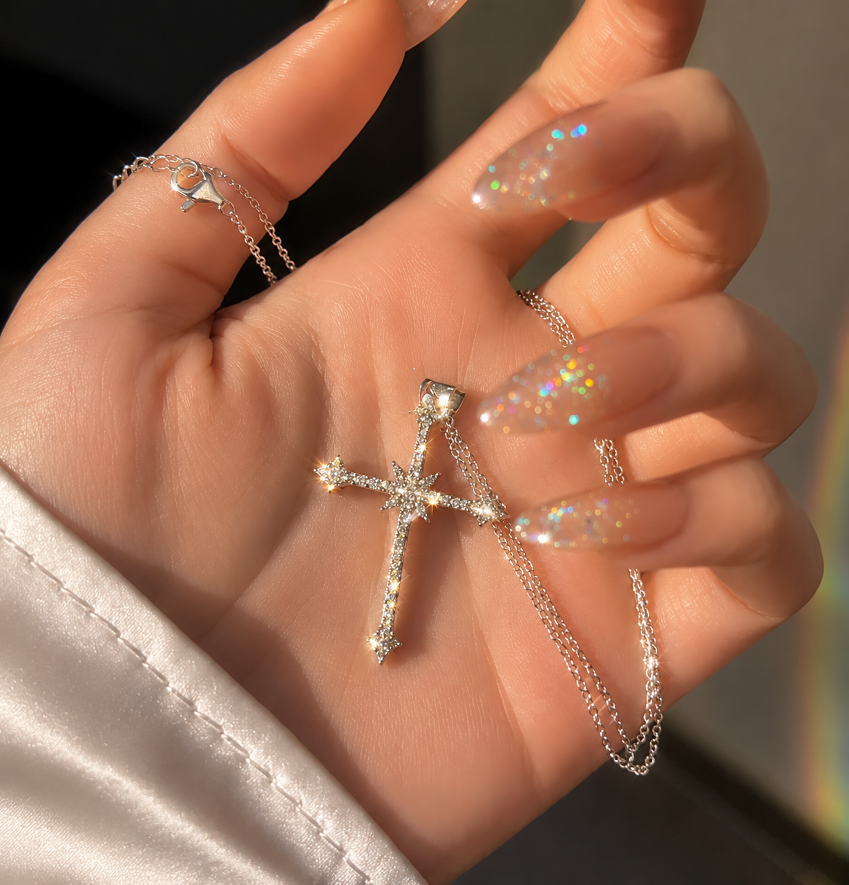 Radiance Cross Necklace