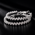 Lumière Crystal Hoop Earrings