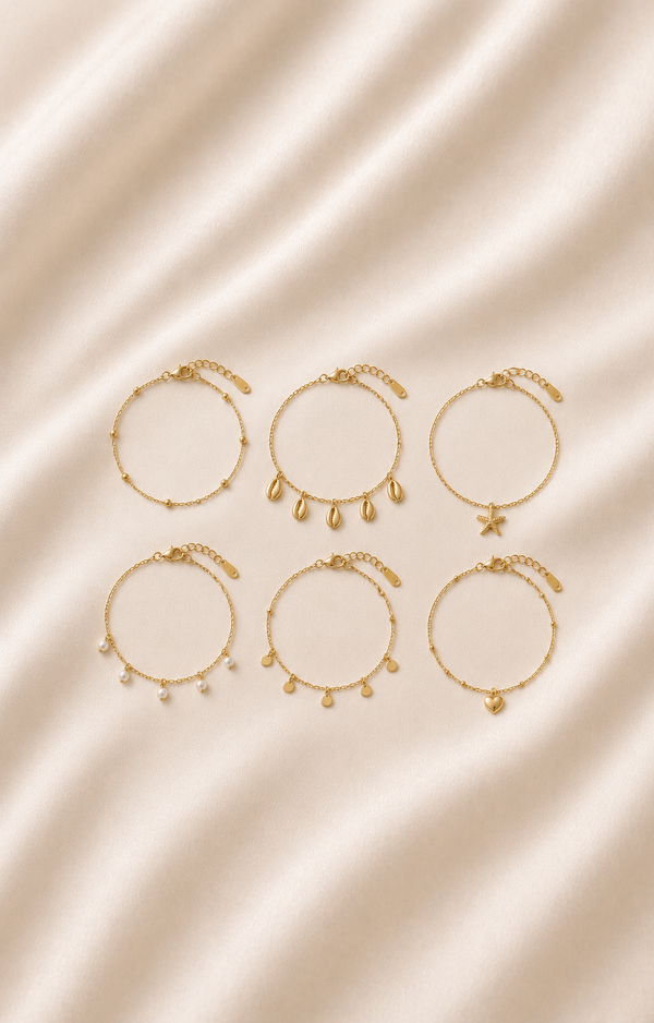 Summer anklets