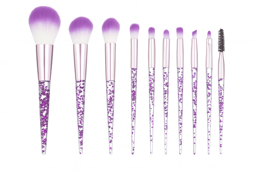 10-Piece Makeup Brush Bundle