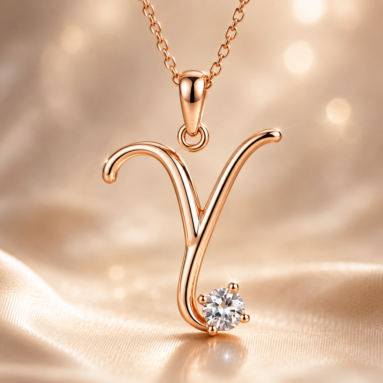 Leuer Initial™ 18K Gold Letter Necklace
