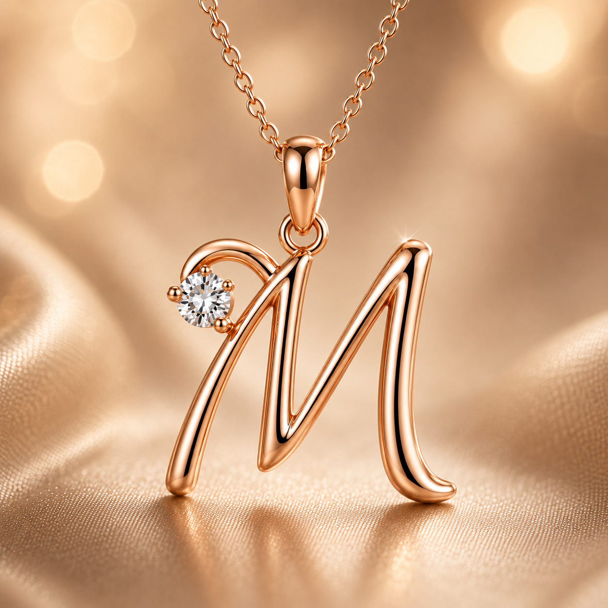 Leuer Initial™ 18K Gold Letter Necklace