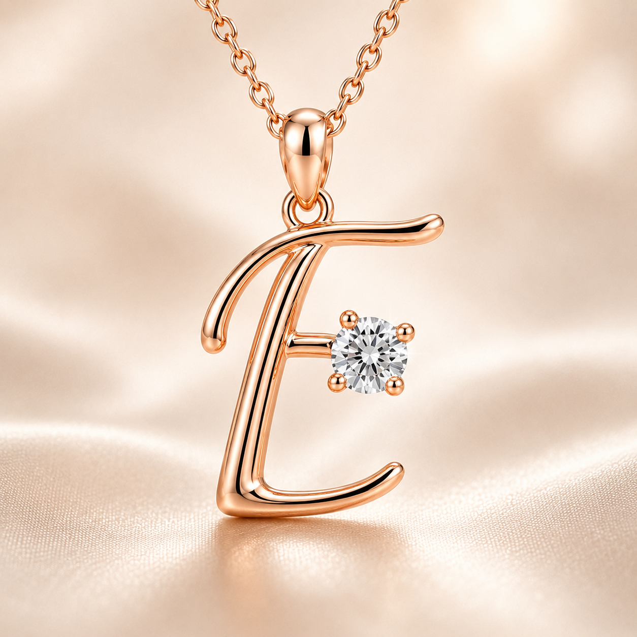 Leuer Initial™ 18K Gold Letter Necklace