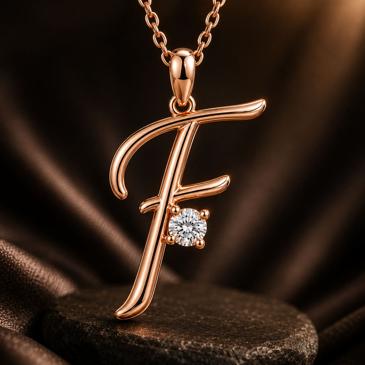 Leuer Initial™ 18K Gold Letter Necklace