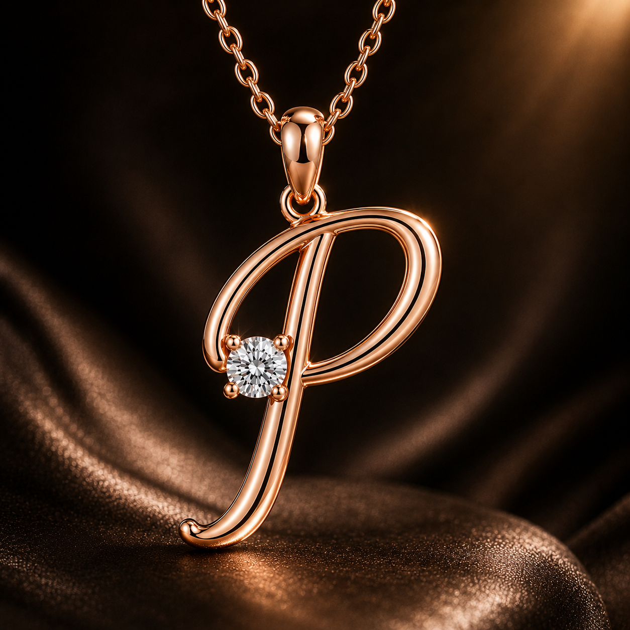 Leuer Initial™ 18K Gold Letter Necklace