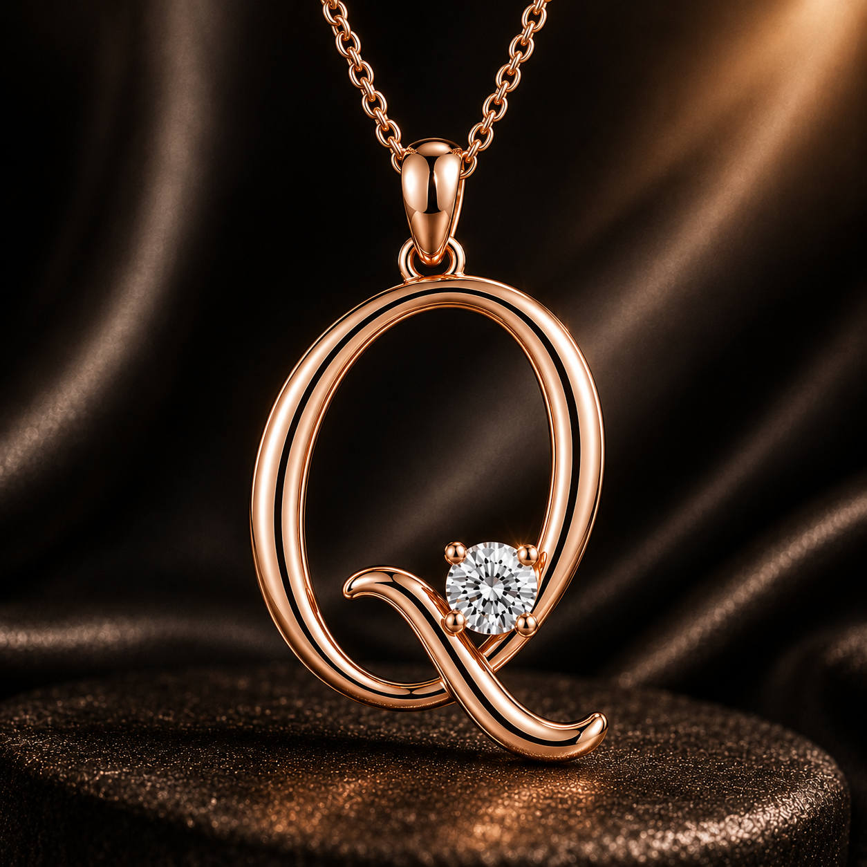 Leuer Initial™ 18K Gold Letter Necklace