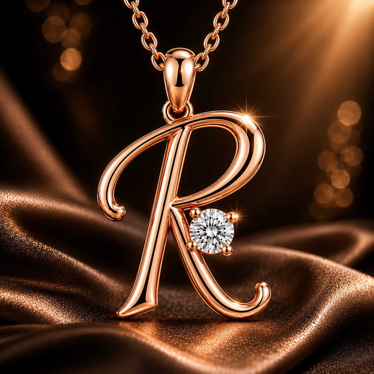 Leuer Initial™ 18K Gold Letter Necklace