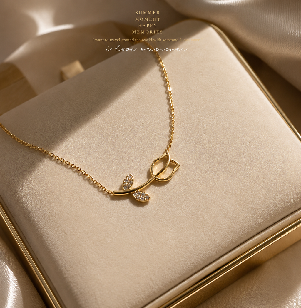 Eternal Bloom Tulip Necklace