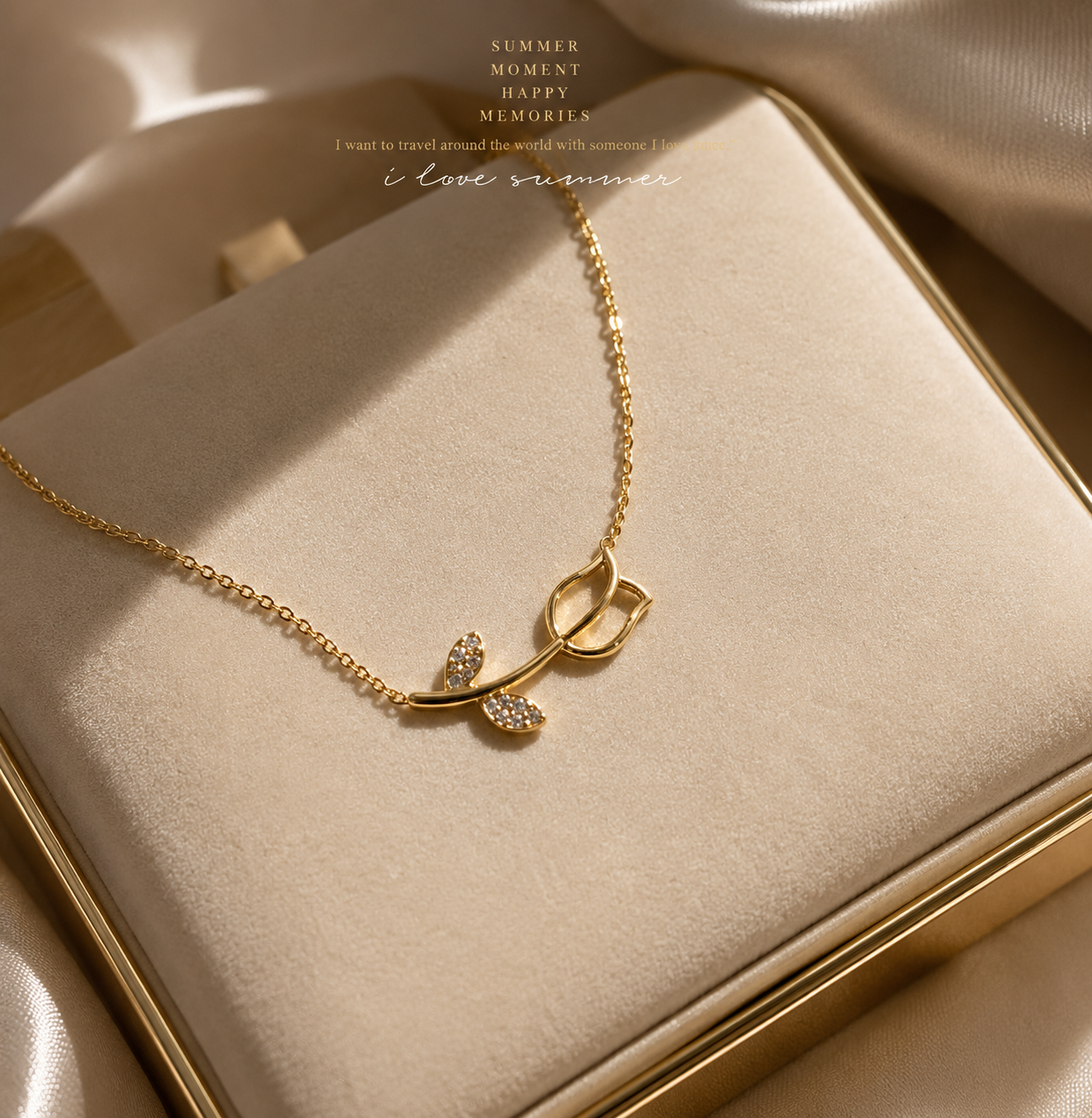 Eternal Bloom Tulip Necklace