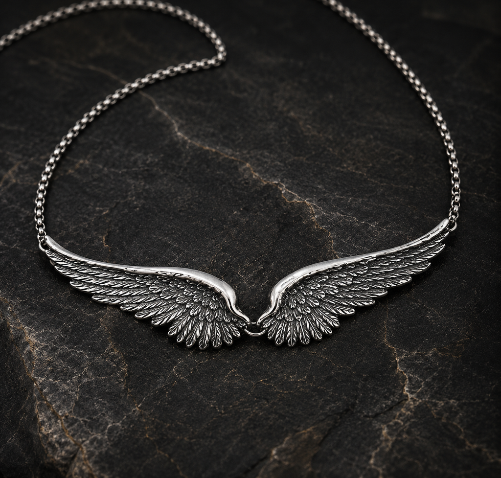 Celestial Wings Statement Necklace