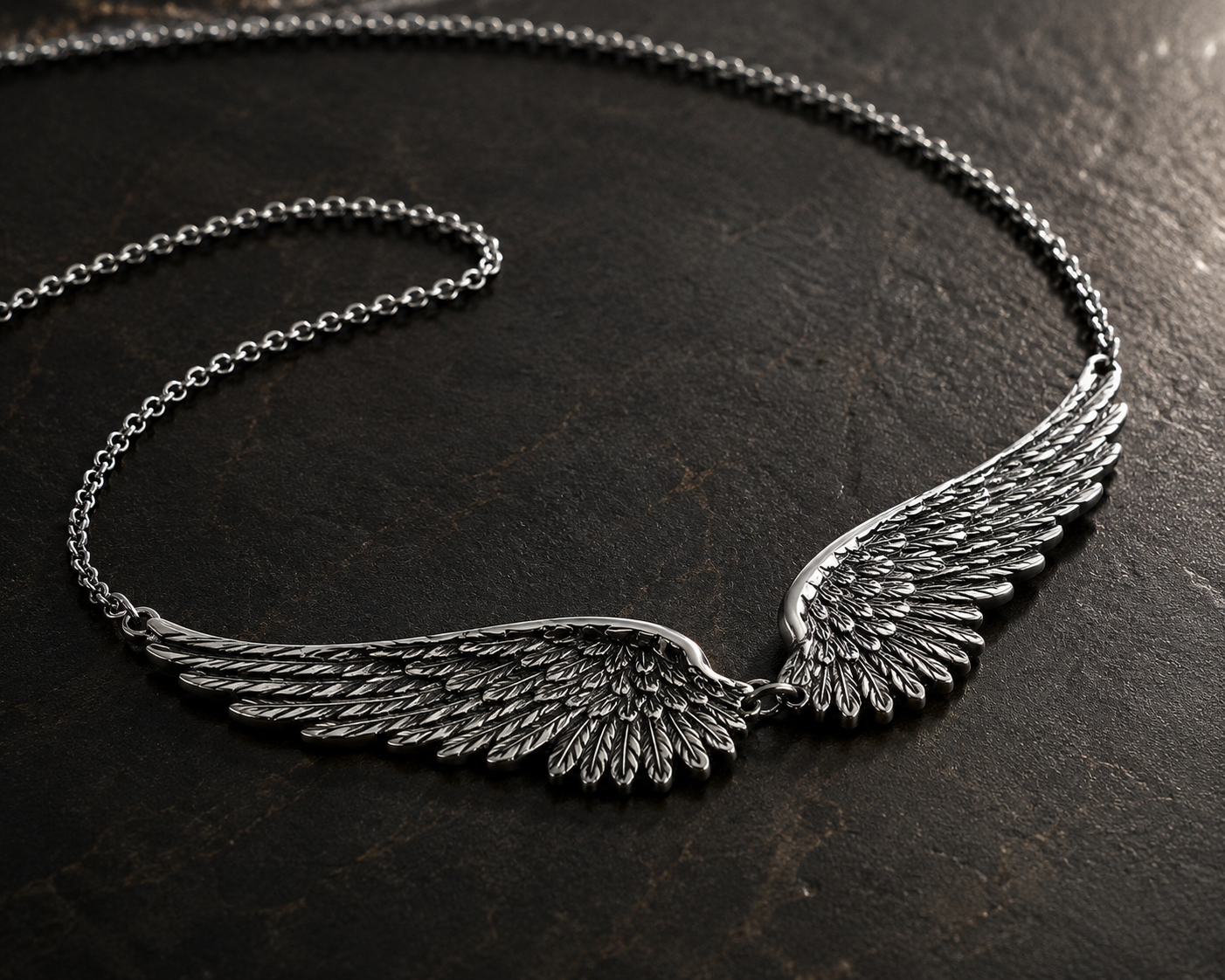 Celestial Wings Statement Necklace