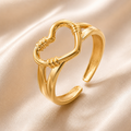 Eternal Heart Adjustable Ring
