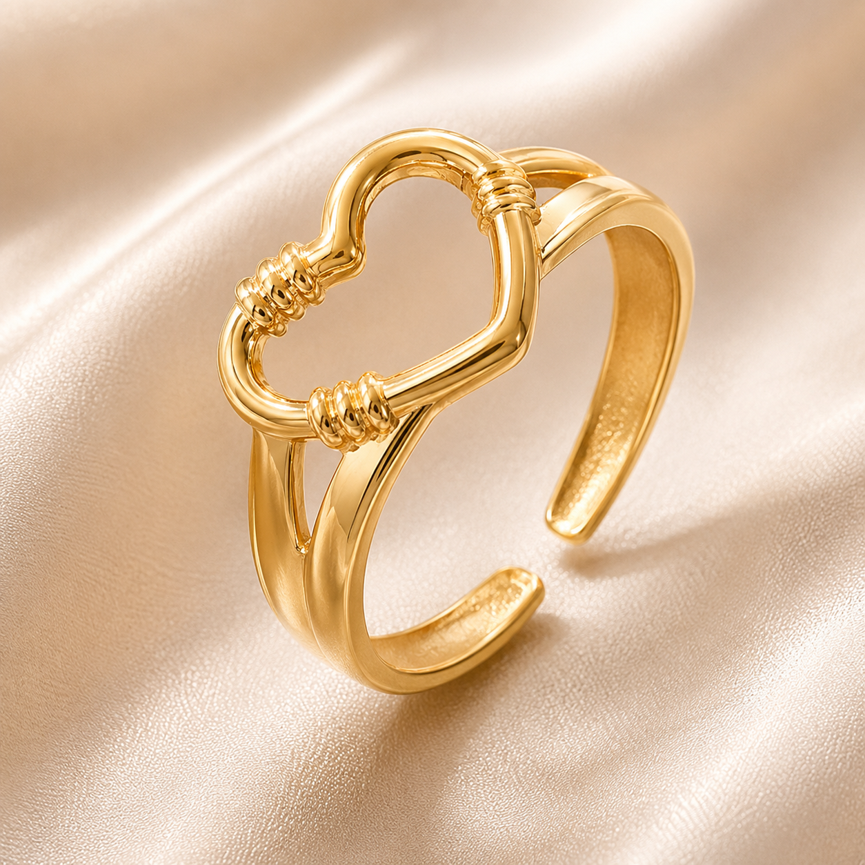 Eternal Heart Adjustable Ring