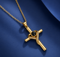 Eternal Love Projection Cross Necklace
