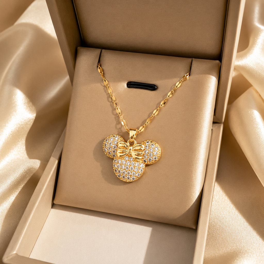 Celeste™ Iconic Mouse Silhouette Necklace