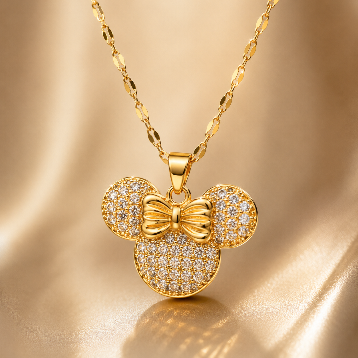 Celeste™ Iconic Mouse Silhouette Necklace
