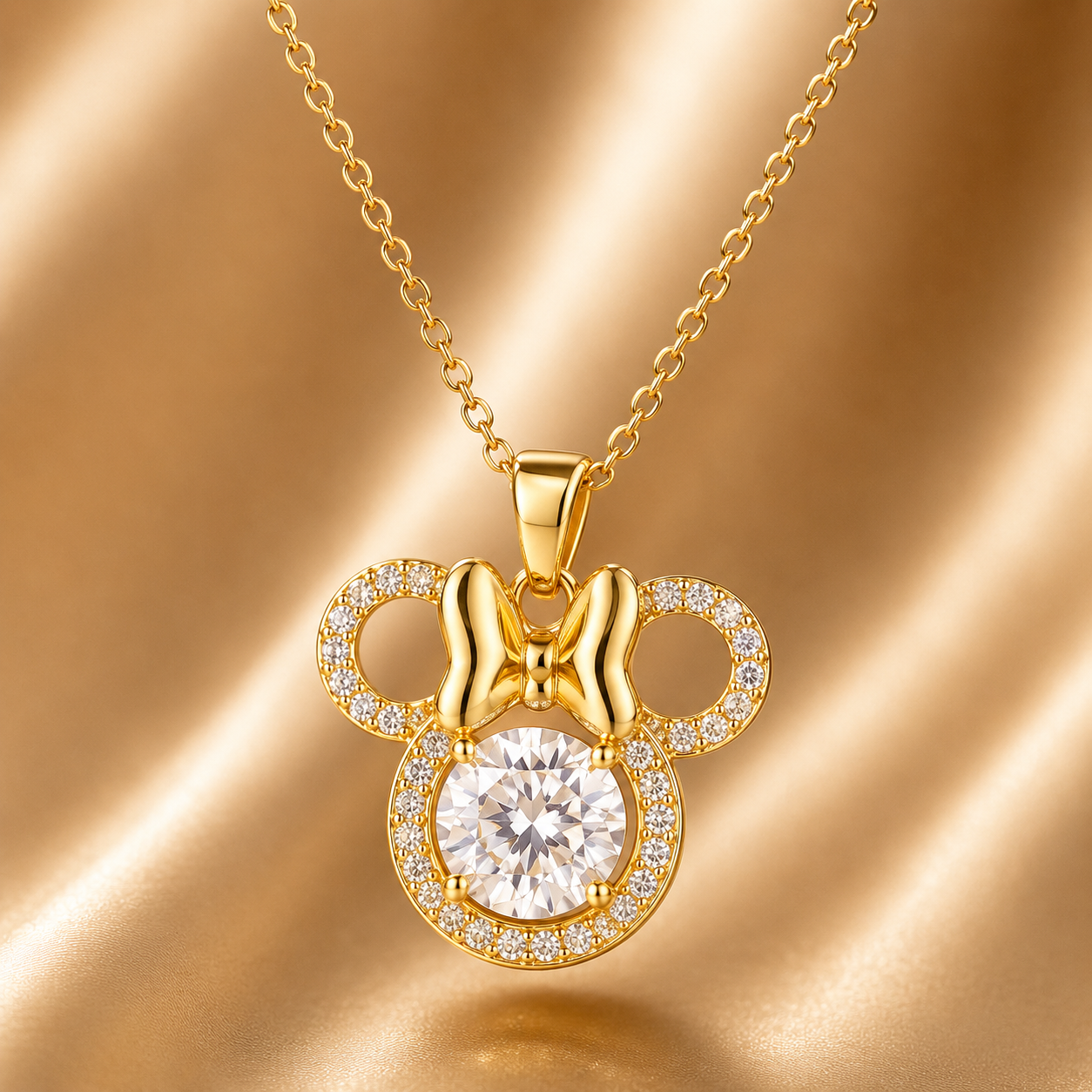 Celeste™ Iconic Mouse Silhouette Necklace