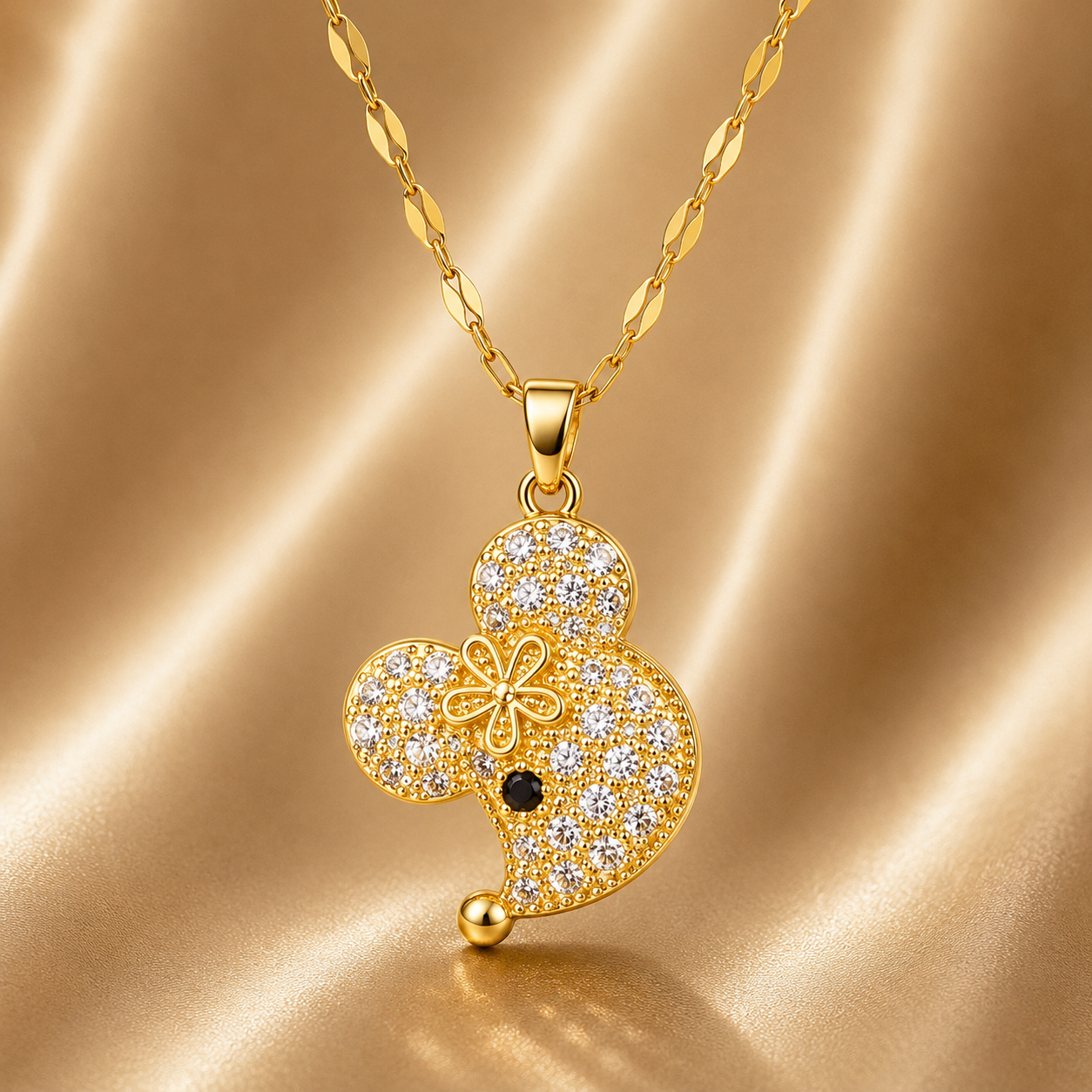 Celeste™ Iconic Mouse Silhouette Necklace