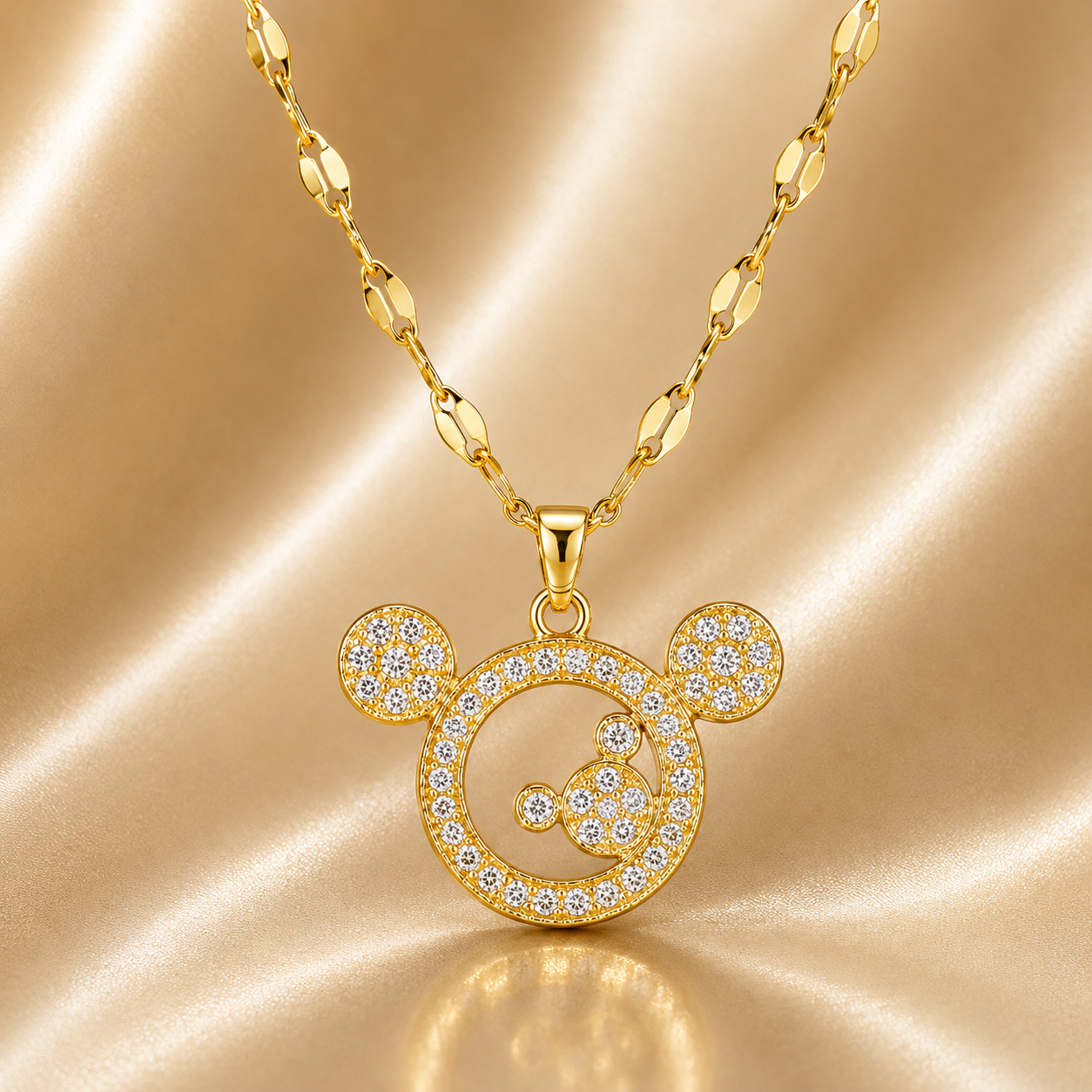Celeste™ Iconic Mouse Silhouette Necklace