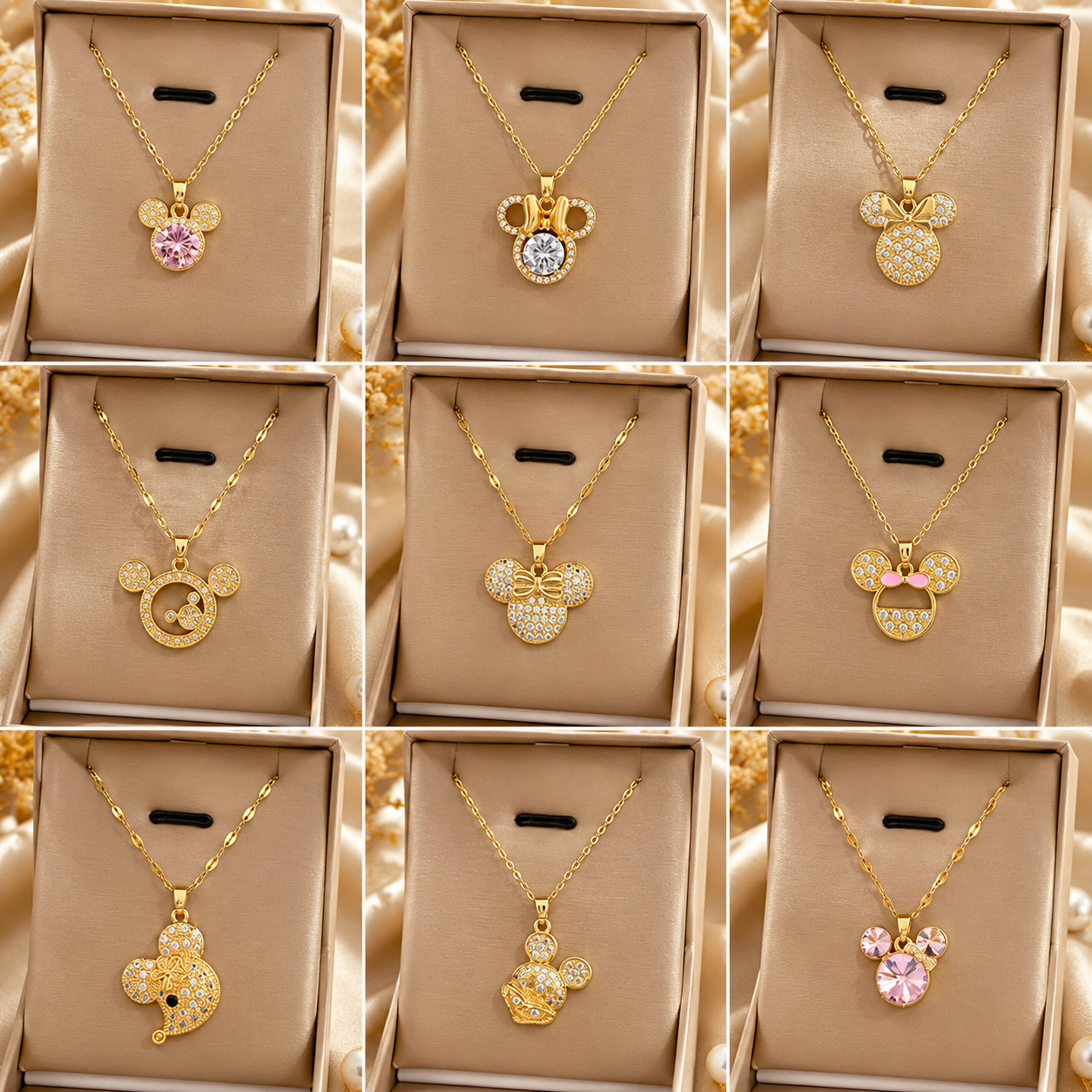 Celeste™ Iconic Mouse Silhouette Necklace