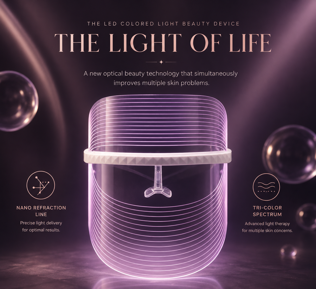 Leuer Belle™ PhotonGlow LED Mask