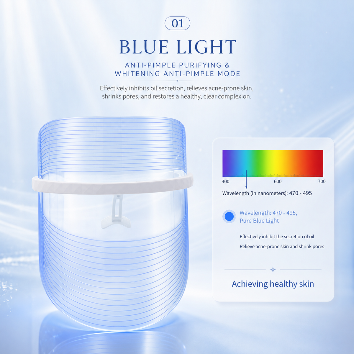 Leuer Belle™ PhotonGlow LED Mask