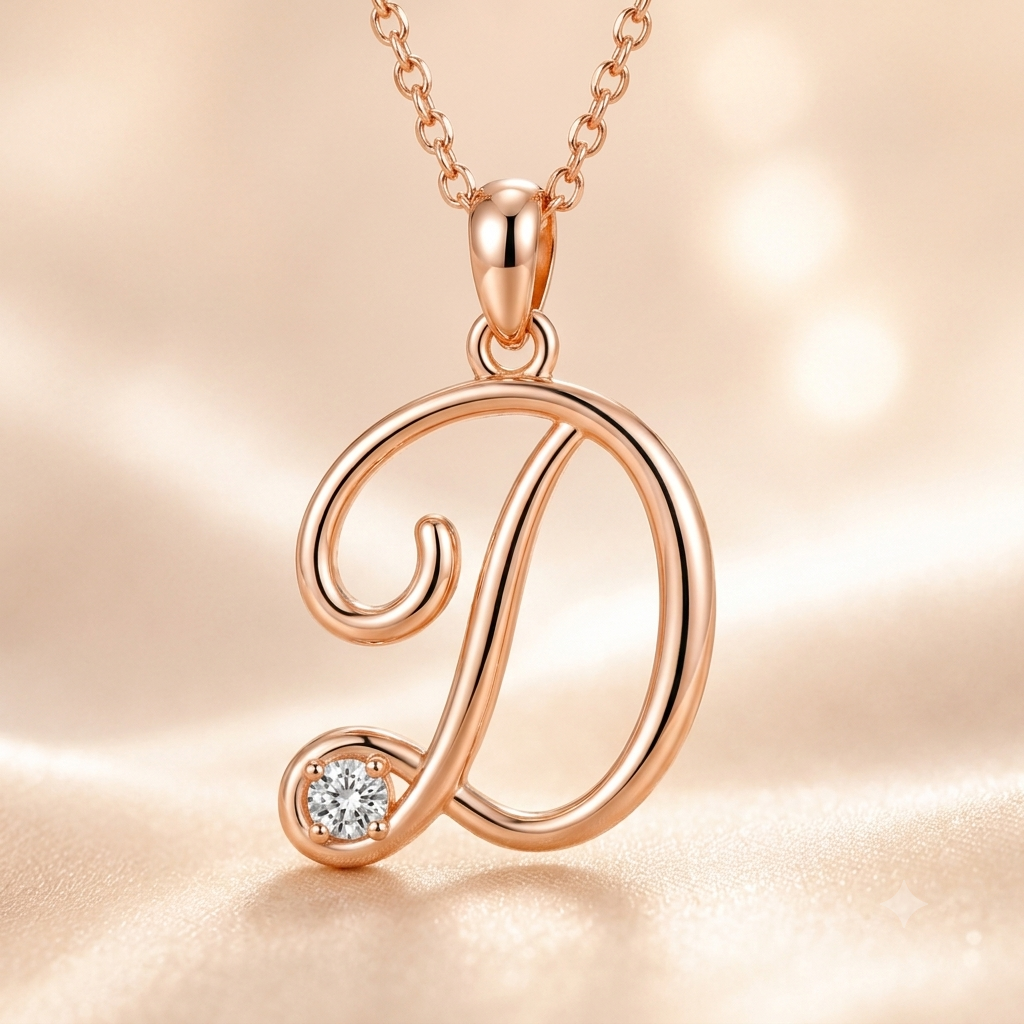 Leuer Initial™ 18K Gold Letter Necklace