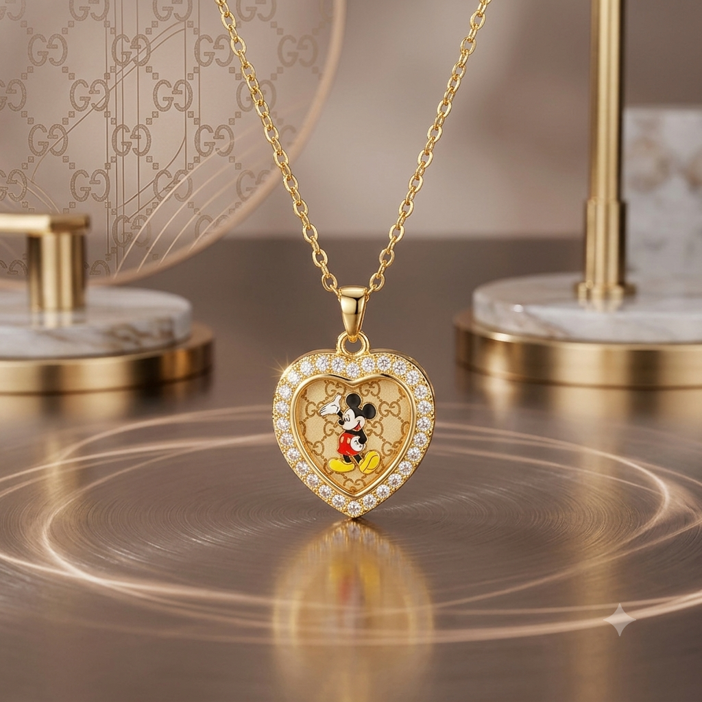 Celeste™ Iconic Mouse Silhouette Necklace