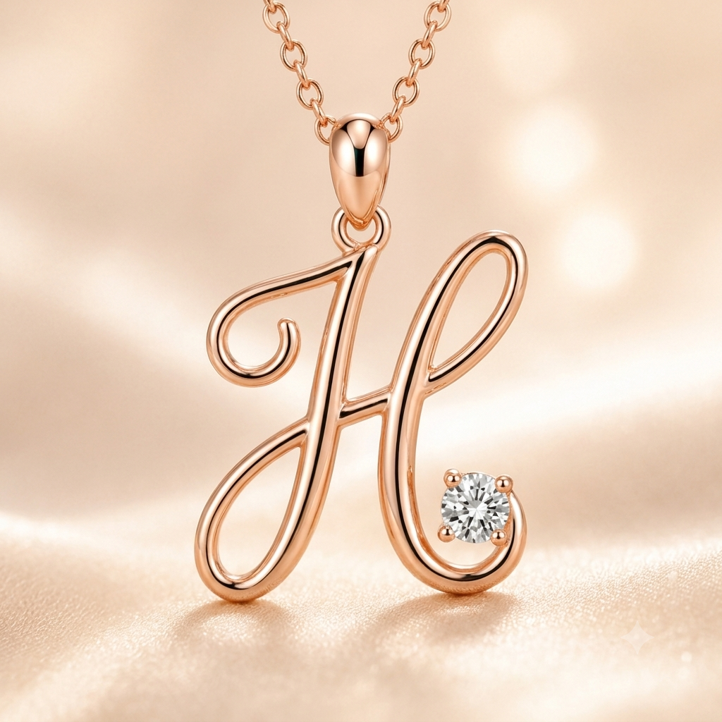Leuer Initial™ 18K Gold Letter Necklace